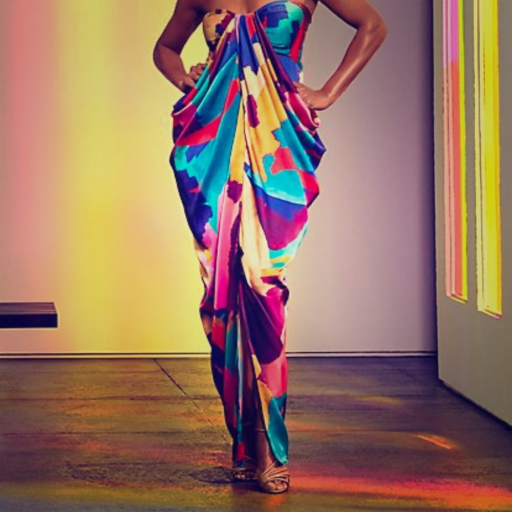 Gabriel Union Multicolor Dress.